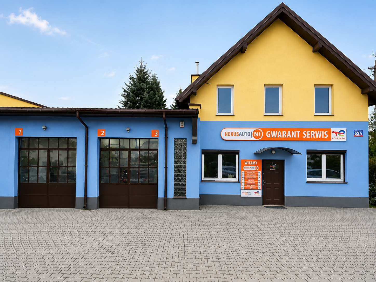 Budynek serwisu Gwarant w Wołominie